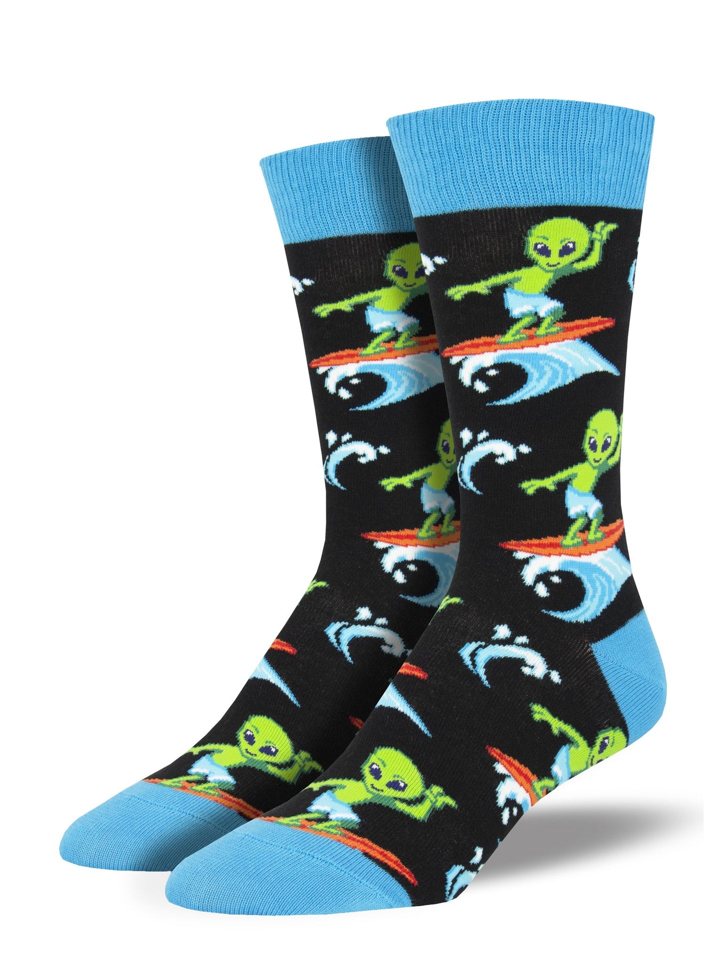 Calcetines Hombre Surfer Alien Morado