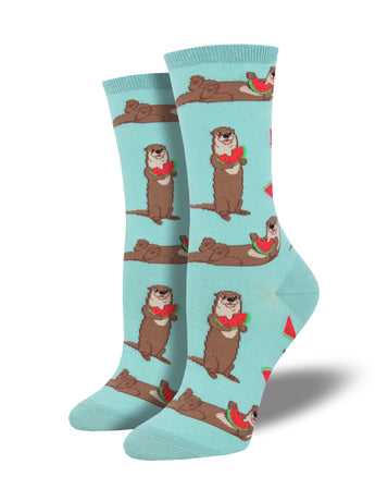 Calcetines Mujer Nutria Melon Azul