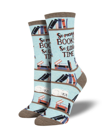 Calcetines Mujer Tiempo Para Un Buen Libro Azul