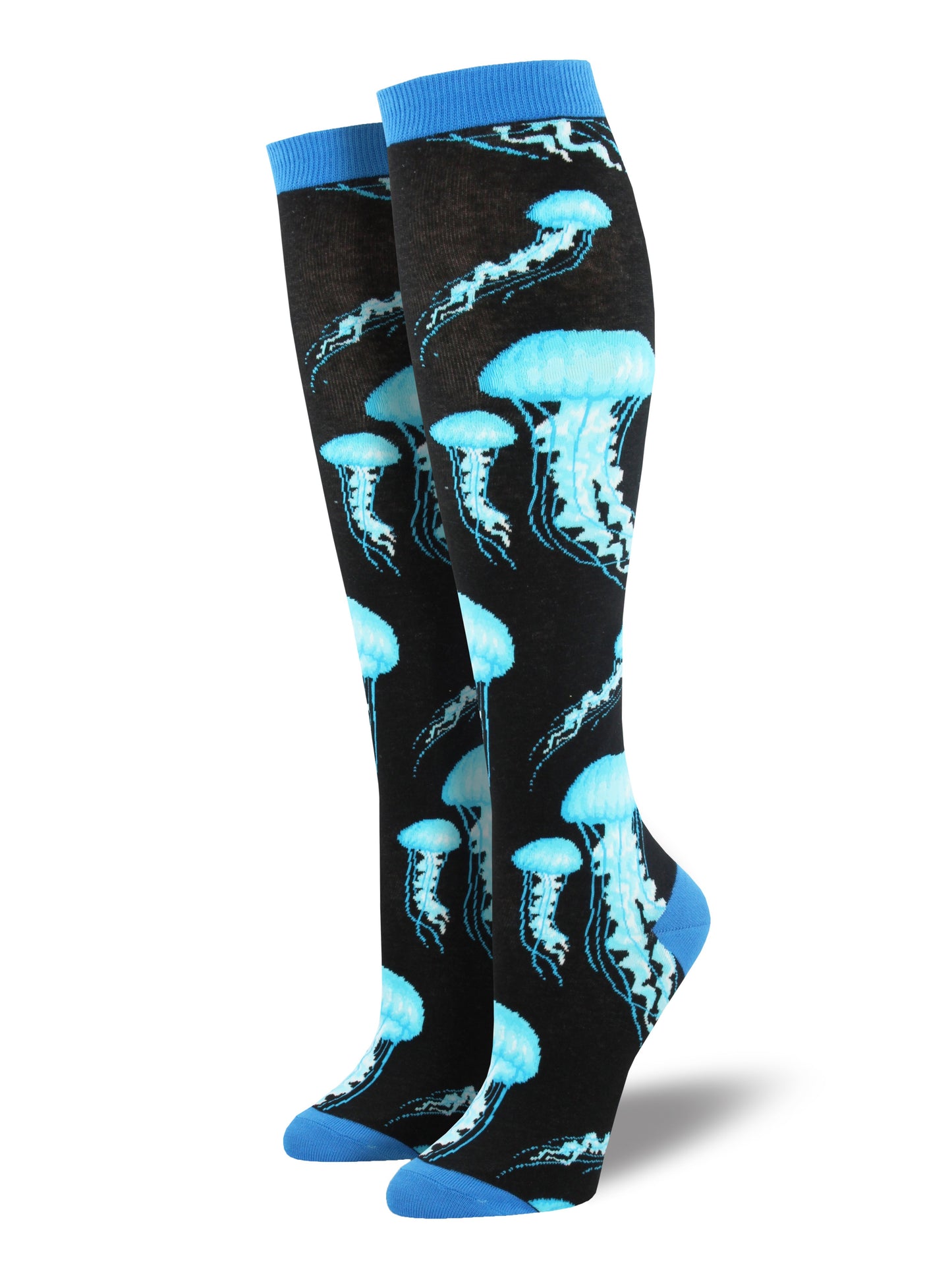 Calcetines Mujer Medusas Negro