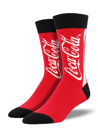 Calcetines Hombre Coca Cola Rojo