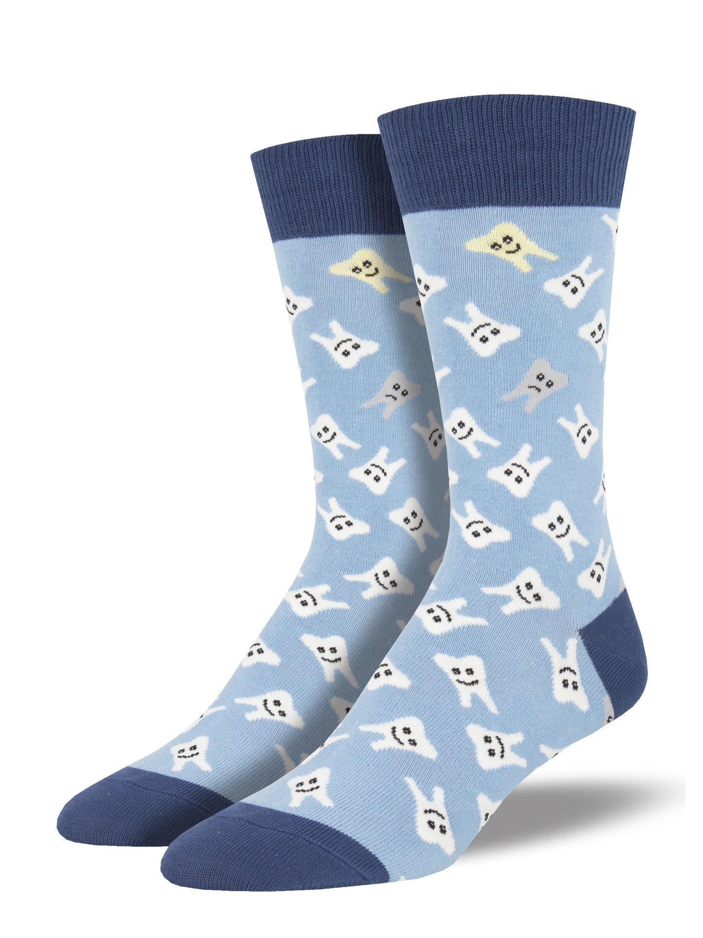 Calcetines Hombre Dientes Felices Azul