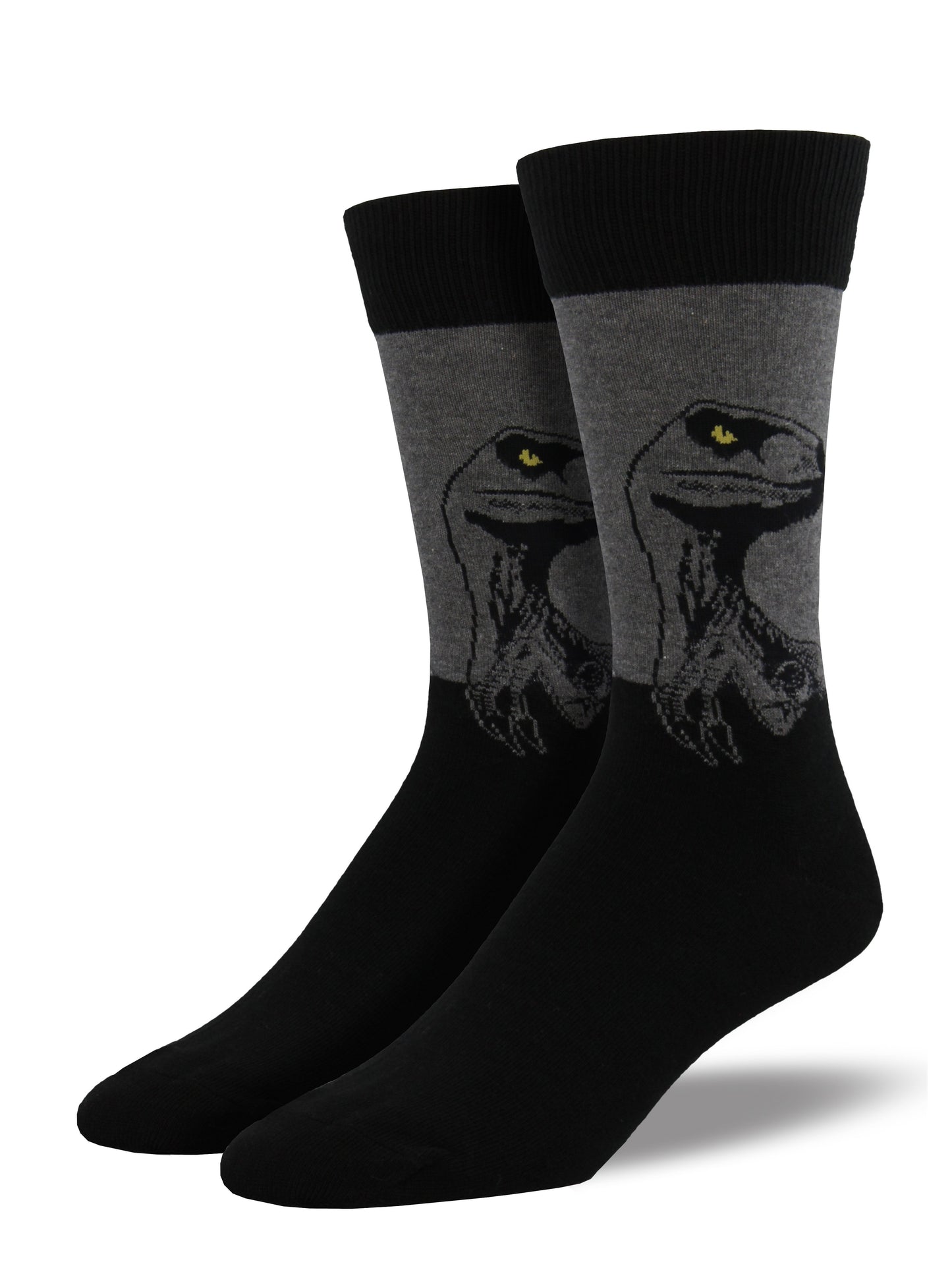 Calcetines Hombre Velociraptor Gris
