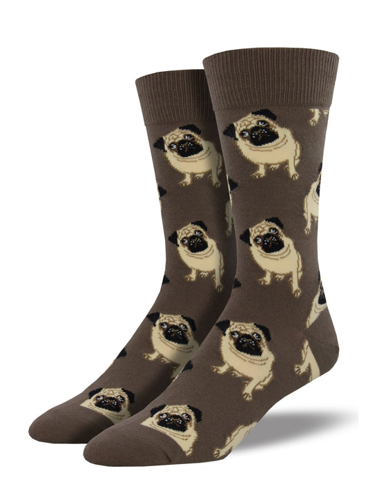 Calcetines Hombre Pugs Marrã“N