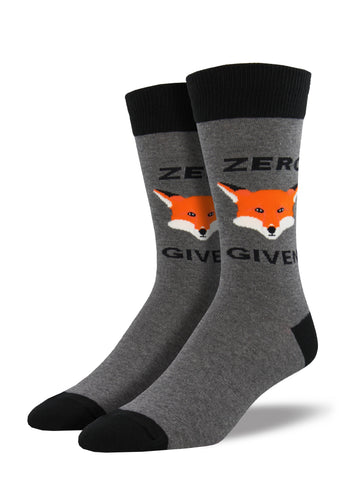 Calcetines Hombre Zorro Gris