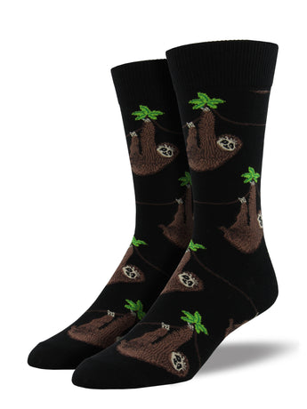 Calcetines Hombre Perezosos Negro