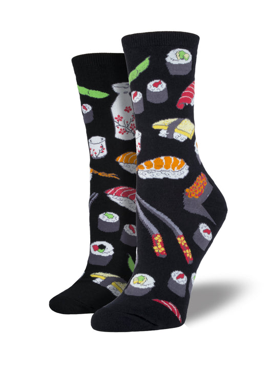 Calcetines Mujer Sushi Negro