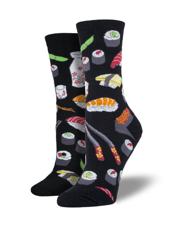 Calcetines Mujer Sushi Negro