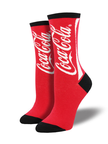 Calcetines Mujer Coca Cola Rojo