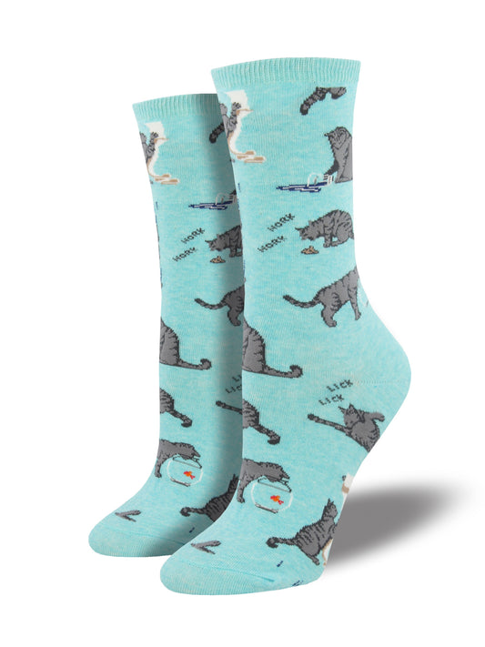 Calcetines Mujer Gatividades Azul