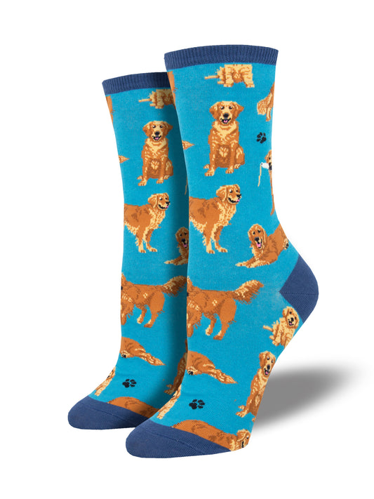 Calcetines Mujer Golden Retrevier Marrã“N