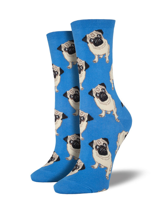 Calcetines Mujer Pugs Negro