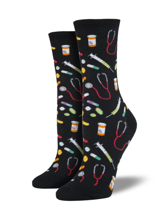 Calcetines Mujer Sanitarios Negro