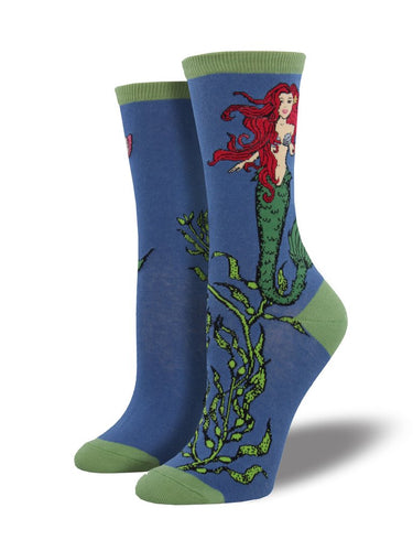Calcetines Mujer Sirenas  Azul