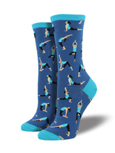 Calcetines Mujer Yoga Azul
