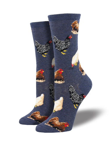 Calcetines Mujer Gallinero Azul