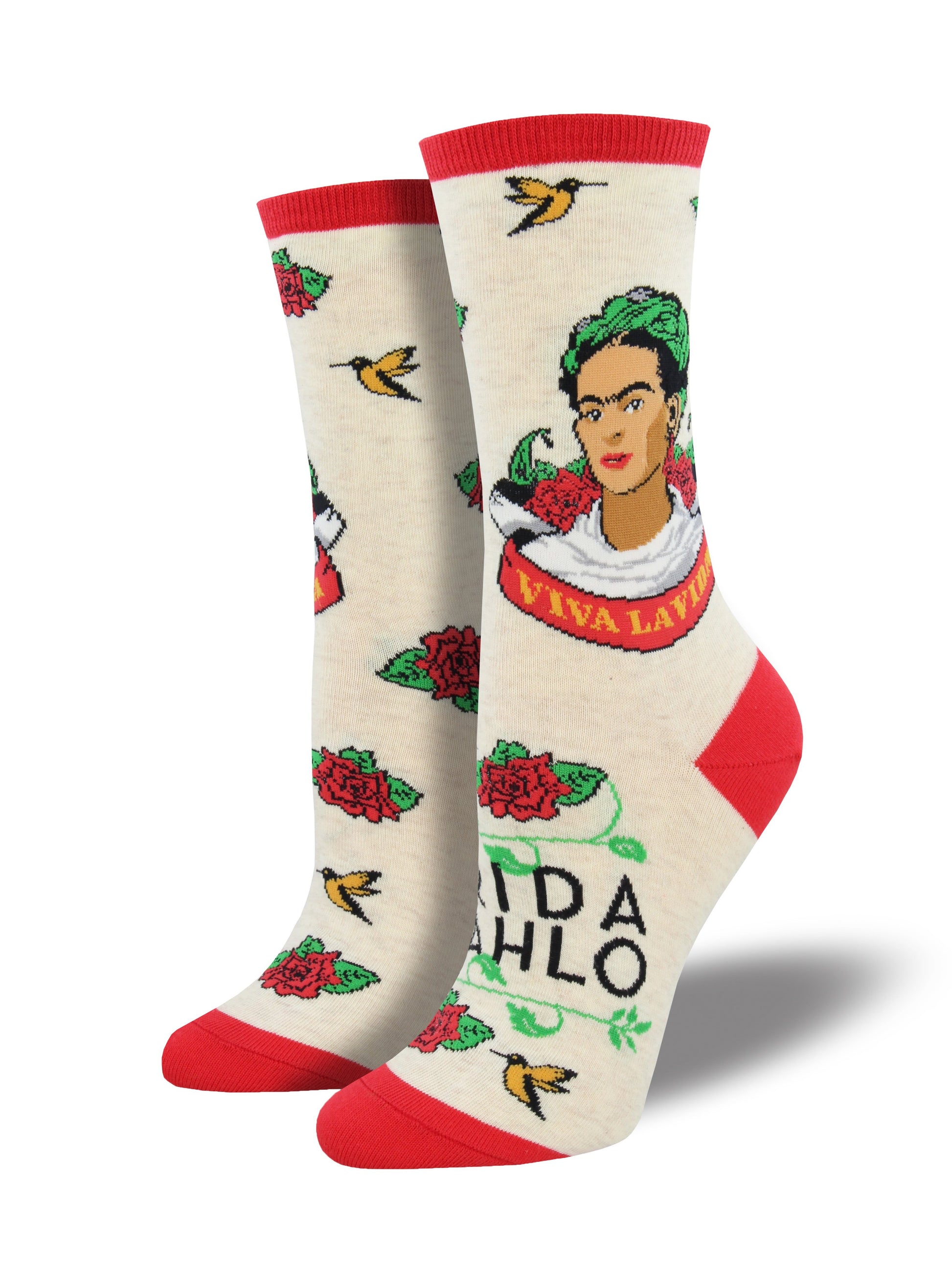 Calcetines Mujer Viva La Frida Beige